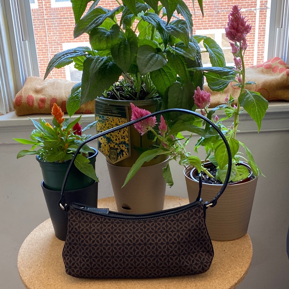 Vintage Relic Shoulder Bag. Brown Purse Monogram Handbag